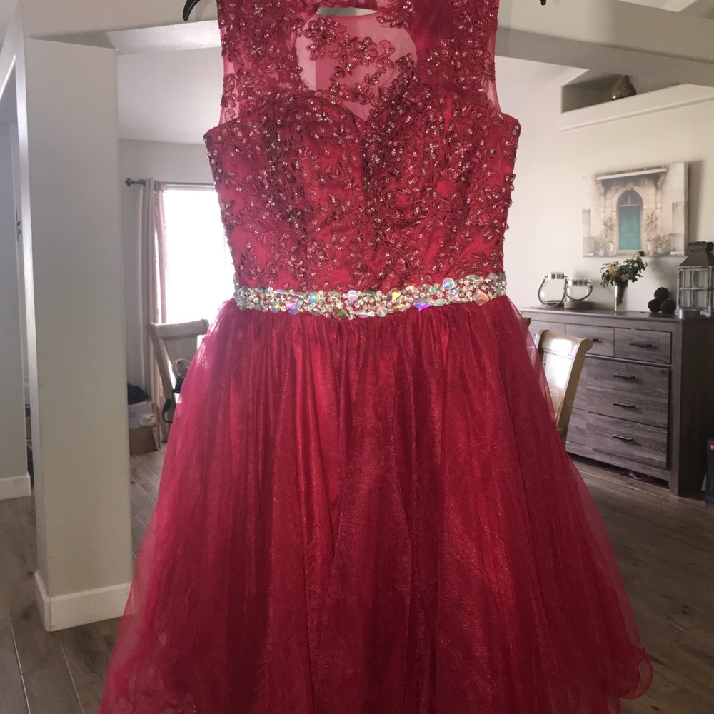 Beautiful red prom/homecoming dress